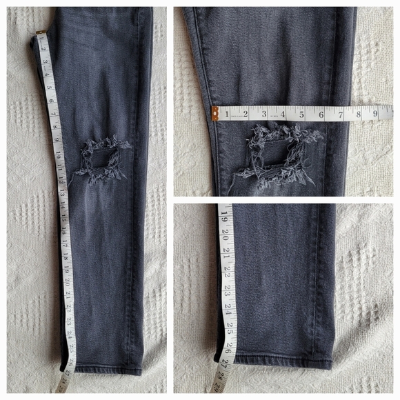 Levi's Distressed Wedgie Straight Leg Casual Everyday Coastal Denim Jean- Black - Picture 10 of 10